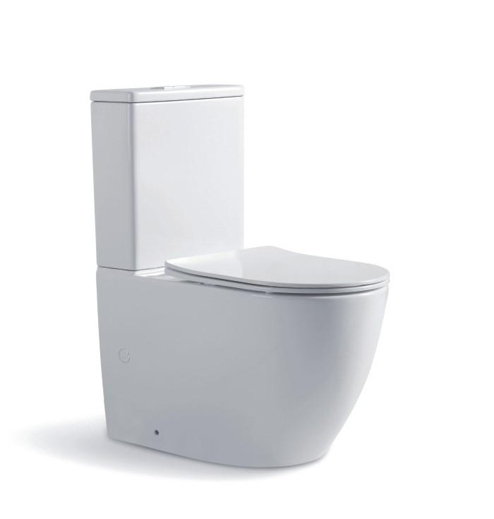 Set Vas WC compact cu capac Soft-Close, Tornado Ultra Silențios