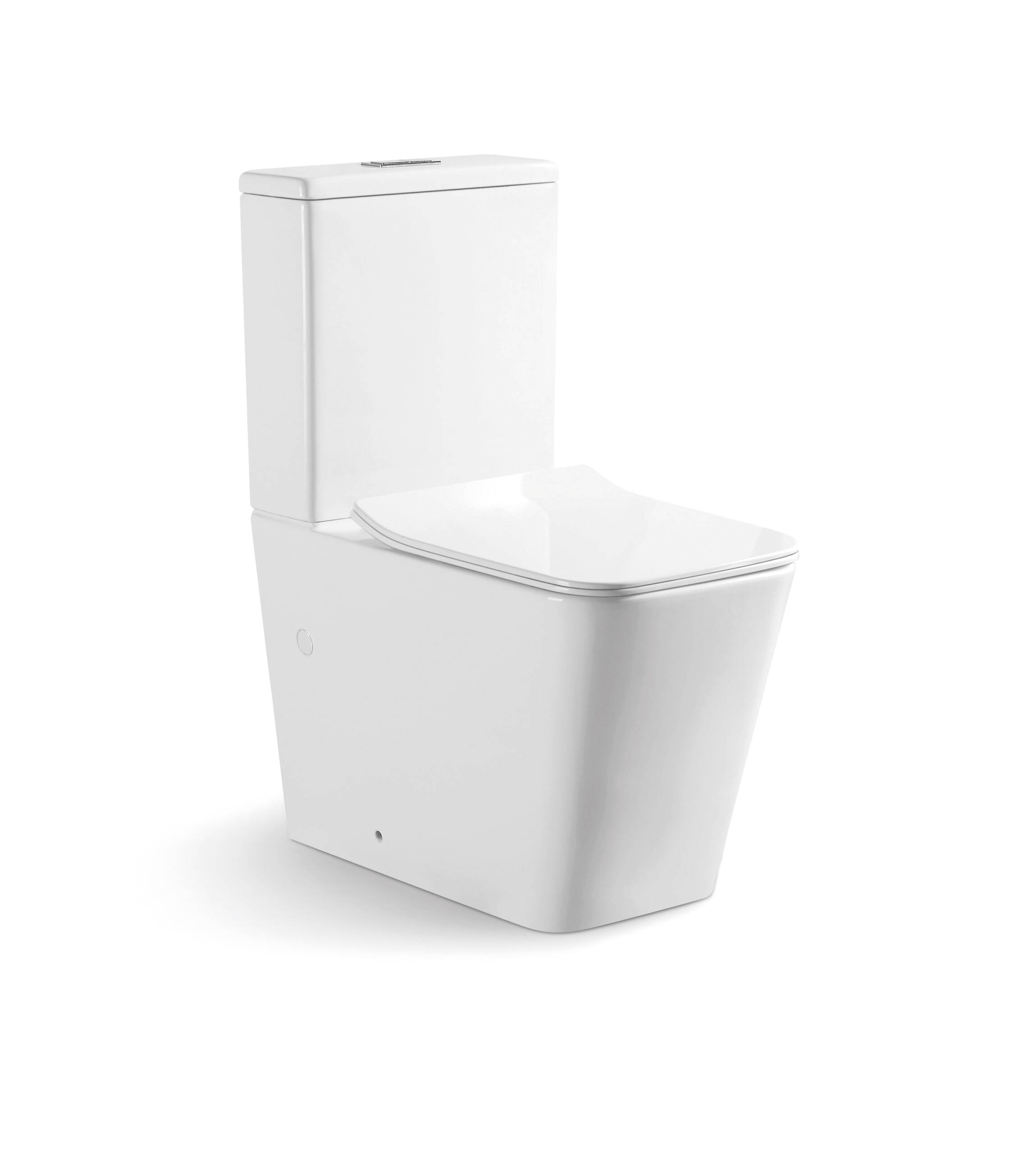 Set Vas WC compact cu capac soft-close, RIMLESS