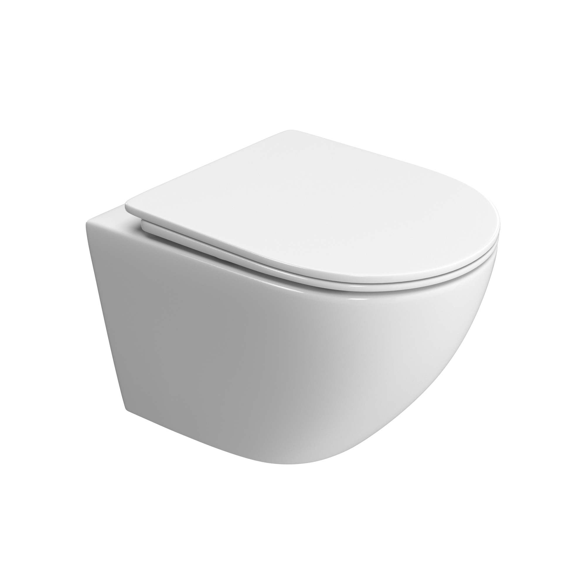 Set Vas WC Suspendat cu capac Soft-Close, Tornado Ultra Silențios